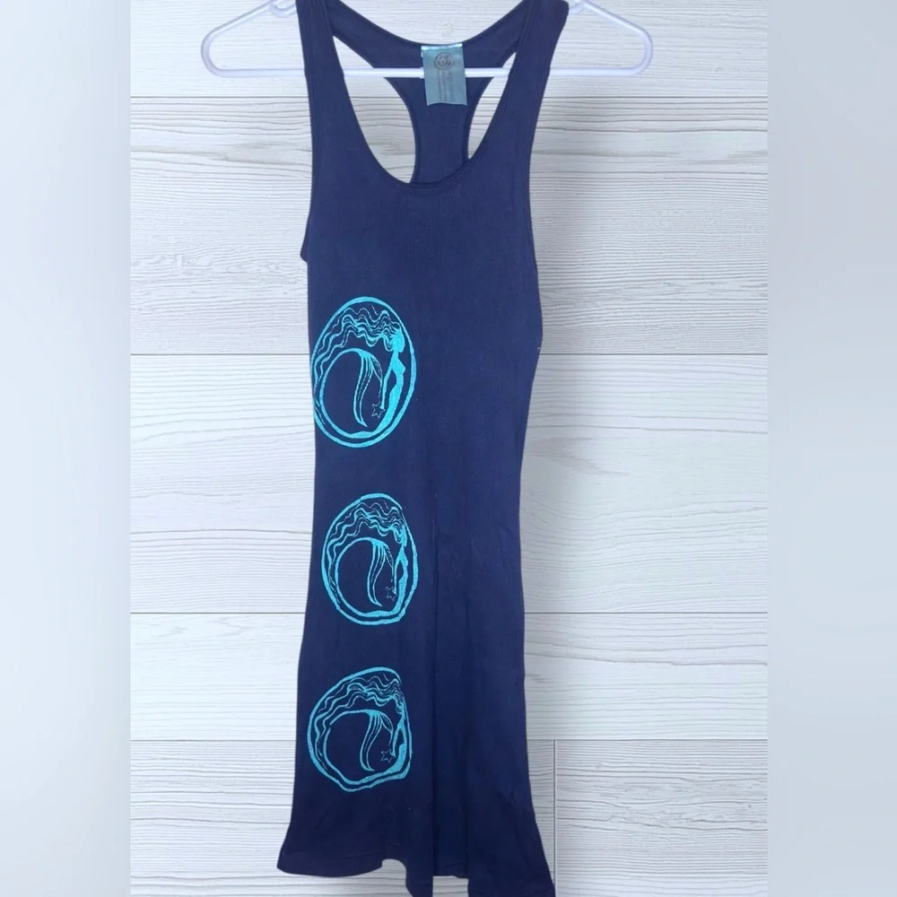 WINGS HAWAII Handmade Hawaiian Womens Tropical Mermaid Mini Dress